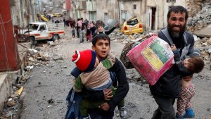 Zehntausende Kinder fliehen aus Mossul