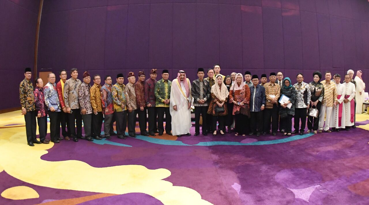 Bertemu Tokoh Lintas Agama, Raja Salman Apresiasi Kerukunan Beragama di Indonesia