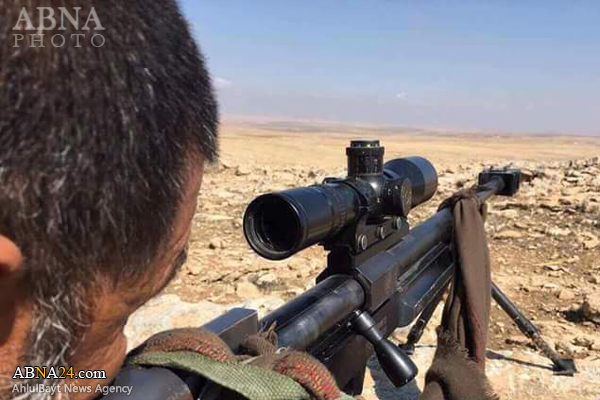 الحشد الشعبي ينشر قناصين بعد السيطرة على جبال مطلة على ناحية "العياضية" غرب تلعفر+(صور)