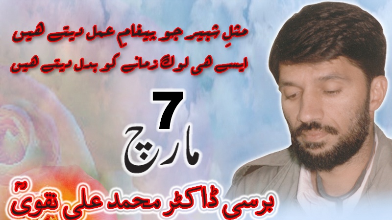 شہید ڈاکٹر محمد علی نقوی کی بائیسویں برسی کے موقع پر پاکستان کے مختلف علاقوں میں پروگرام
