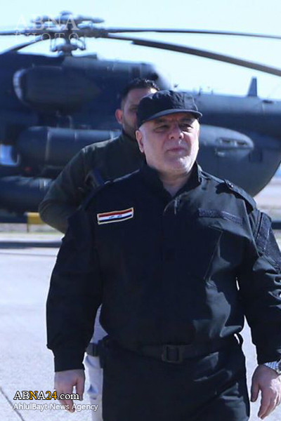 Iraqi Prime Minister Abadi arrives in Mosul 
