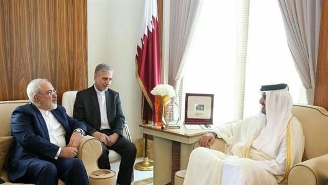 Zarif discusses Sheikh Isa Qasim's case with Emir of Qatar