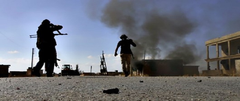 Teröristlerle Suriyeli Kürtlerin arasında çatışmalar sürüyor