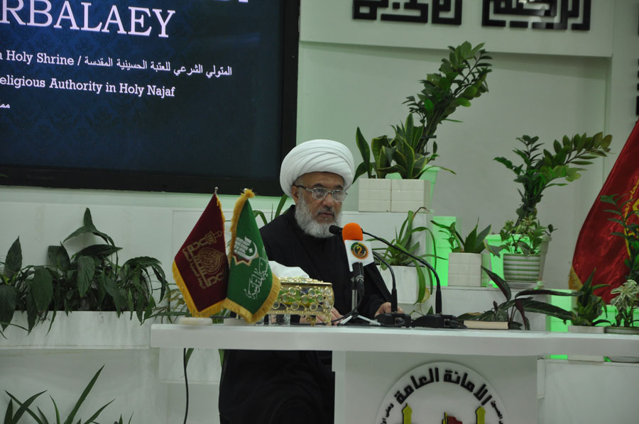 ممثل المرجع السيستاني يفتتح مؤتمرا دوليا للطوائف الدينية بالصحن الحسيني الشريف