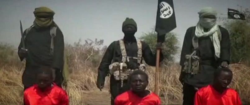 Boko Haram Nijerya Ordusuna Casusluk Yapan 3 Kişiyi ''IŞİD Usulü'' İnfaz Etti / FOTO