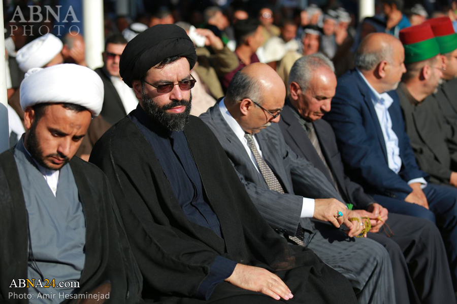 تقرير مصور/ مراسم افتتاح تبديل الشباك المبارك الجديد لمرقد الصحابي الجليل ميثم التمار (رض)