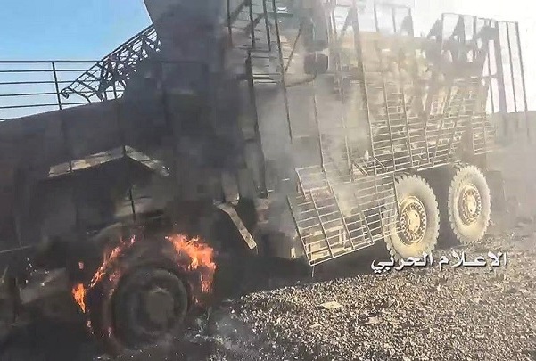الجيش اليمني يعطب آلية عسكرية إمارتية في الجوف