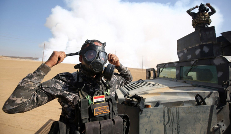 At least 12 Iraqis injured by ISIS chemical attack in Mosul