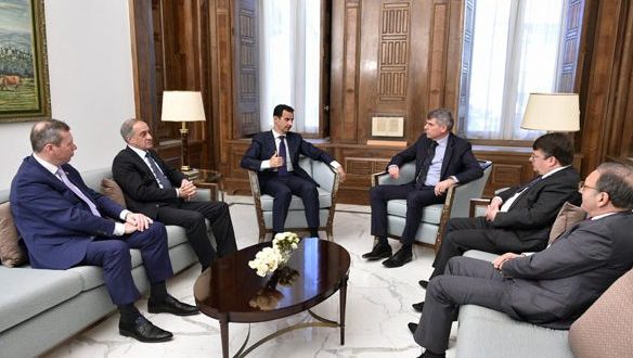 وفد برلماني روسي وأوروبي يلتقون الرئيس السوري