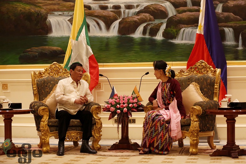 ဖိလစ္ပိုင္ သမၼတက ရခိုင္ျပည္နယ္အတြက္ ကန္ေဒၚလာ သံုးသိန္း လွဴဒါန္း