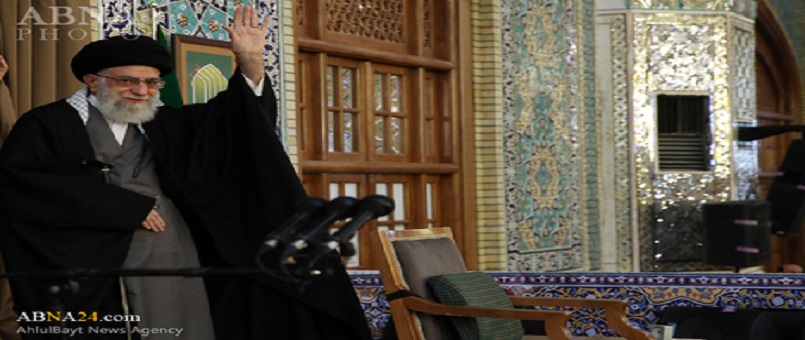 İnkılâp Rehberi ''İmam Rıza’nın Türbesinde'' İran Halkına Konuştu