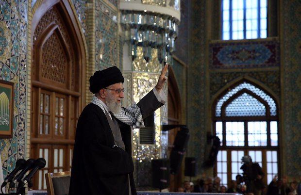 Imam Khamenei Delivers Annual Address in Imam Reza's Holy Shrine