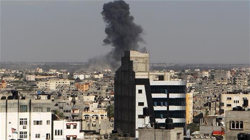 جنوب مغربی غزہ پر اسرائیلی بمباری میں ایک فلسطینی نوجوان شہید