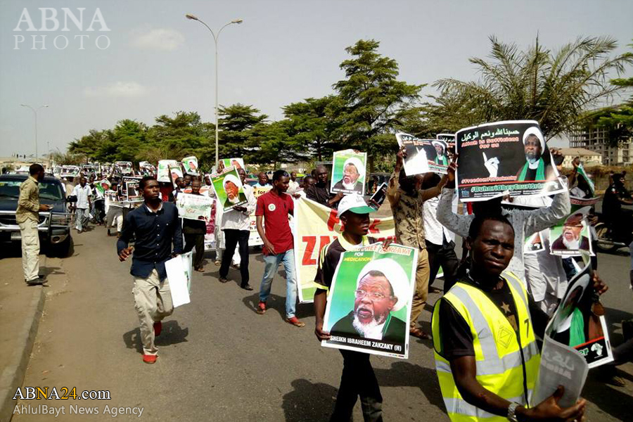 Ribuan Massa Syiah Abuja Tuntut Pembebasan Syaikh Zakzaky