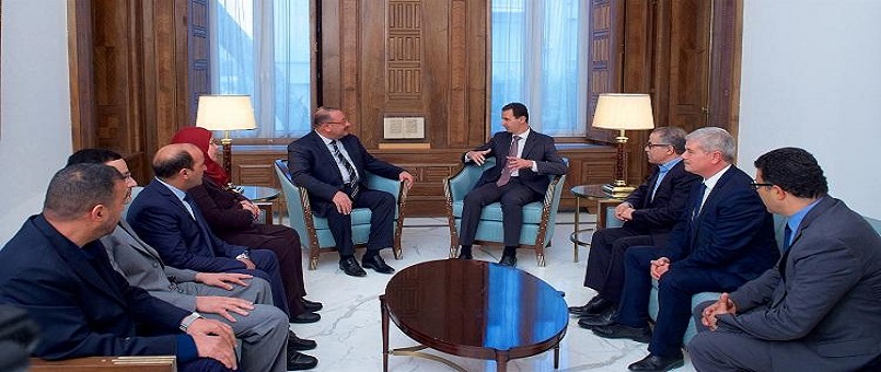 Esad'tan sürpriz konuklara çarpıcı açıklamalar