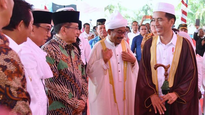 Presiden Jokowi Resmikan Titik Nol Peradaban Islam Nusantara di Sumut
