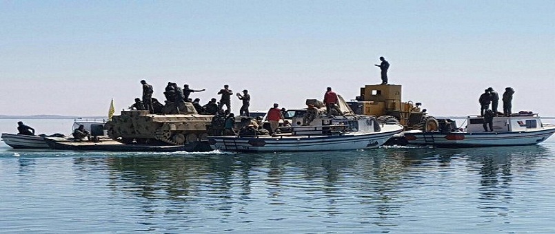 SDG, Fırat Nehri'ni geçti