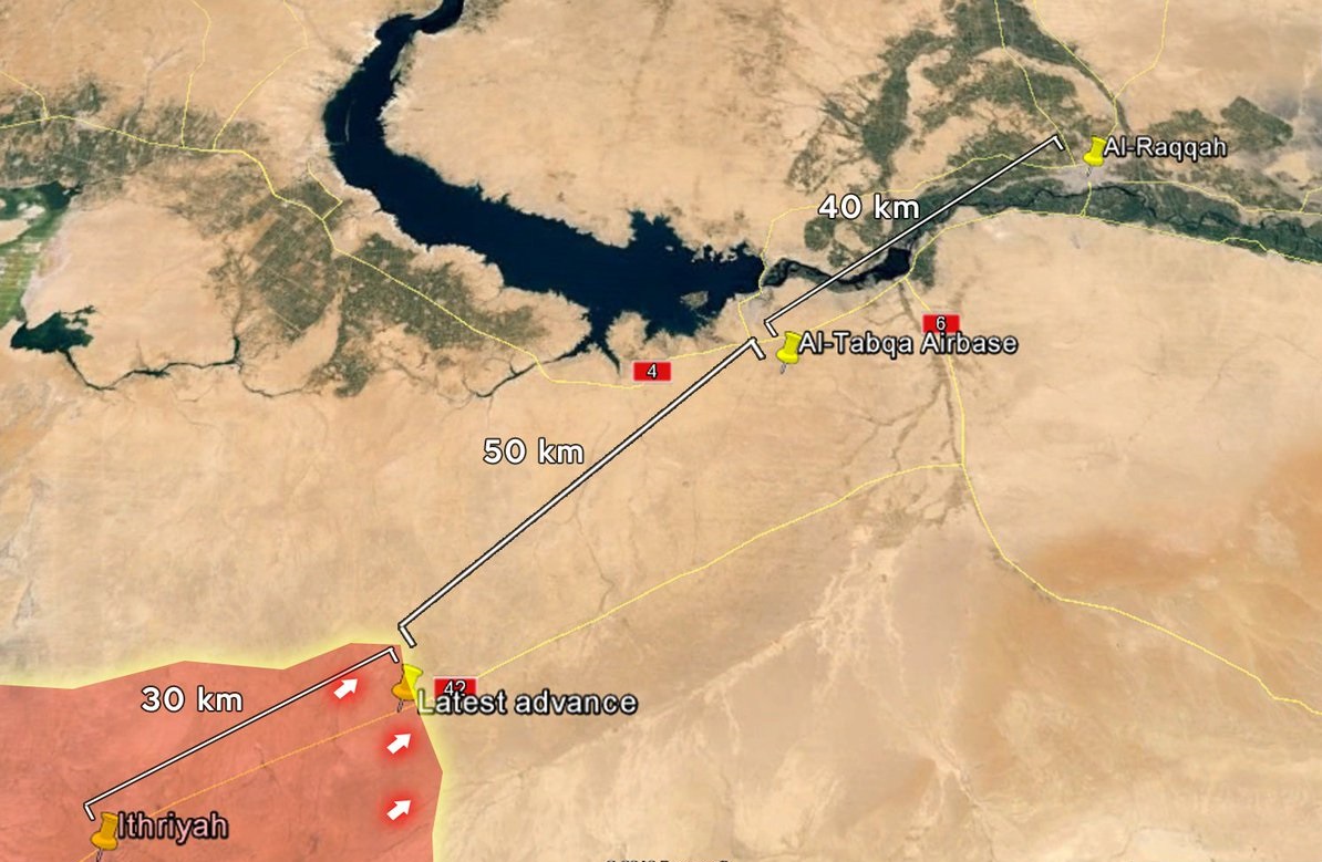 Kurdish forces enter ISIS-held Tabqa airbase near Raqqa