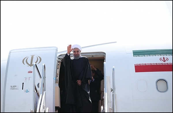 Iranian President leaves Tehran for Moscow