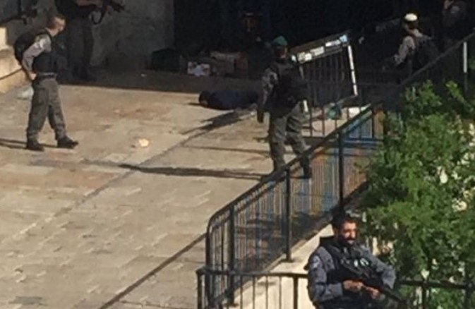 استشهاد امرأة فلسطينية برصاص الاحتلال الإسرائيلي قرب باب العمود بالقدس المحتلة