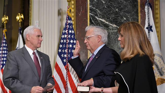 David Friedman takes oath as America’s ambassador to Israel