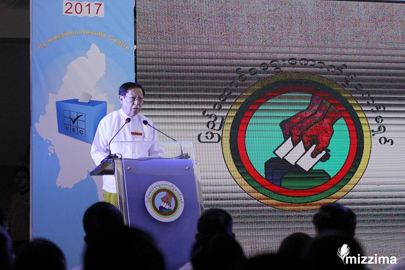 ေရြးေကာက္ပြဲရလဒ္မ်ား အခ်ိန္မီ မေၾကျငာႏုိင္၍ ေကာ္မရွင္ဥကၠဌ ေတာင္းပန္