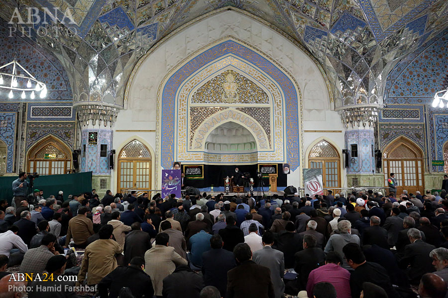 تقرير مصور/ مراسم عزاء بمناسبة استشهاد الامام الهادي (ع) في حرم الامام الرضا (ع) 