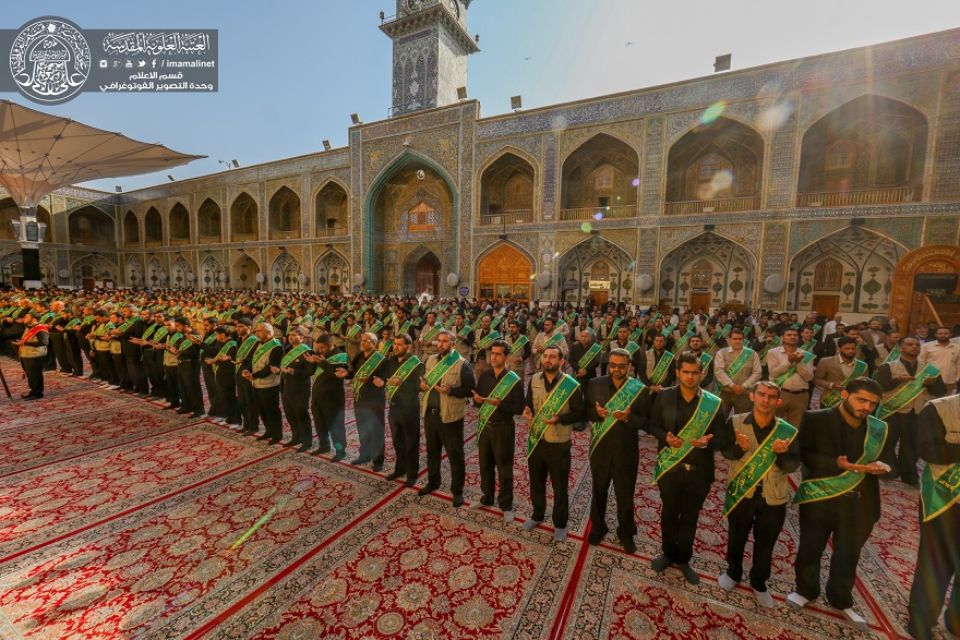 مراسم إحياء ذكرى شهادة الإمام الهادي النقي(ع) في رحاب مرقد جده أمير المؤمنين(ع)+(صور)