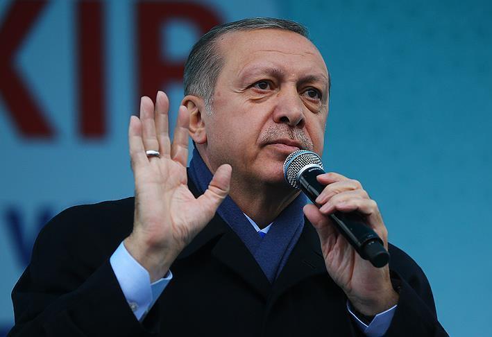 إردوغان: على الأتراك في أوروبا دعم الاستفتاء على تعديل الدستور وتحدي ‭"‬أحفاد النازية‭ "