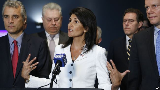 Nikki Haley: Shugaba Donald Trump Bai Hanani Caccakar Rasha Ba