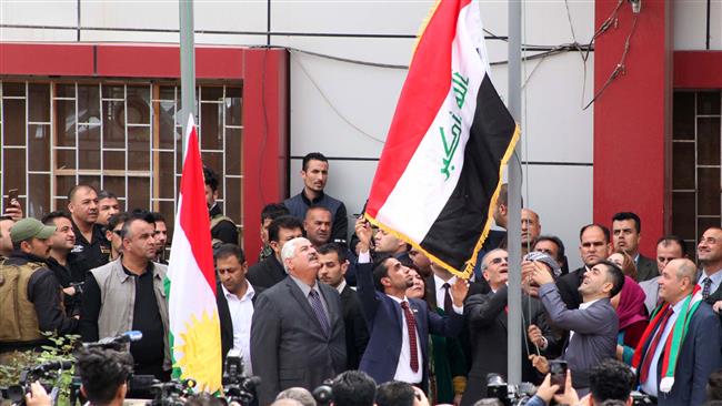 Hoisting of Kurdish flags in Kirkuk threaten national unity: INA