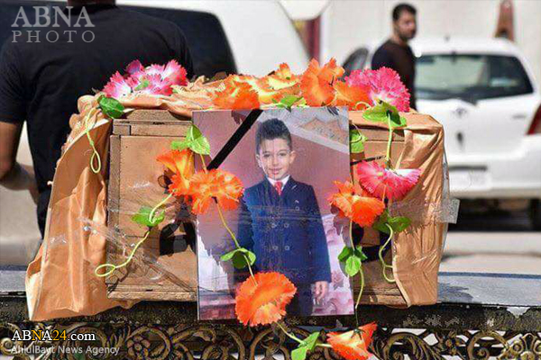 موصل میں الحشد الشعبی کا سب سے چھوٹا مجاہد شہید+ تصویریں