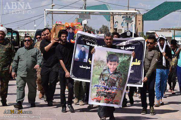 أصغر شهيد في الحشد الشعبي +(صور)