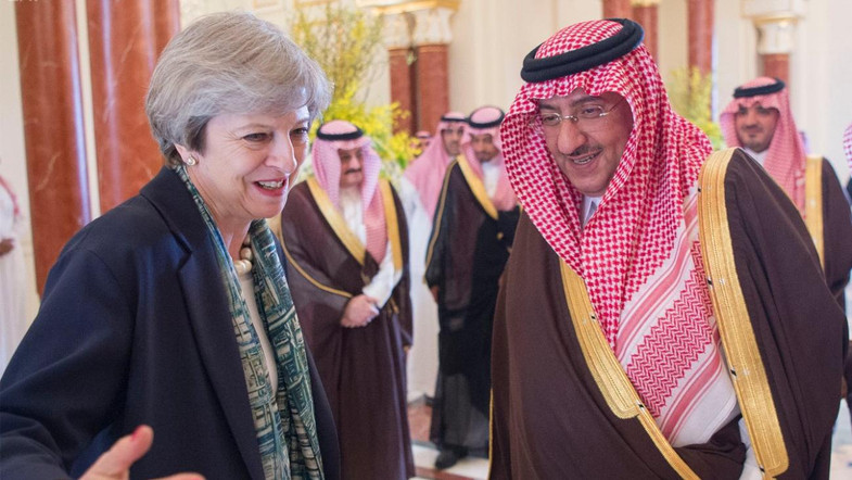 Saudi crown prince discusses enhancing bilateral ties with May 
