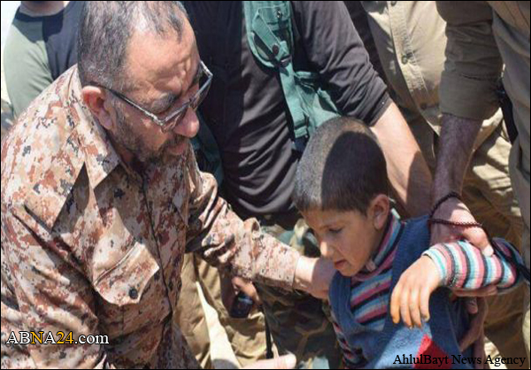 ﻿﻿الحشد الشعبي ينقذ طفلا قتل "داعش" جميع افراد اسرته قرب الحويجة