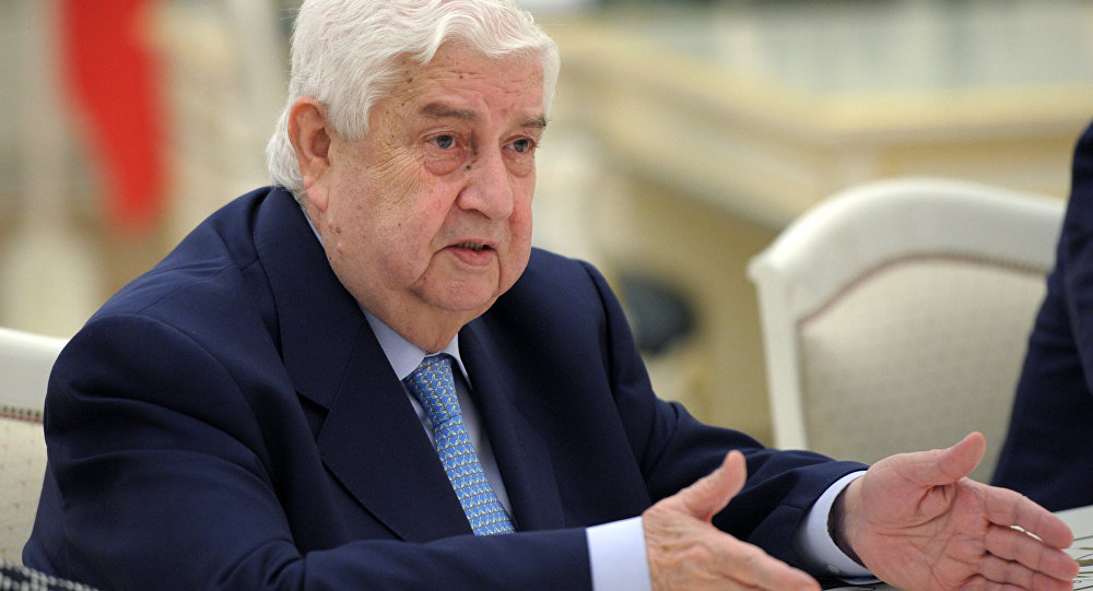 Terrorists bringing chemical weapons to Syria from Iraq, Turkey: Walid Muallem