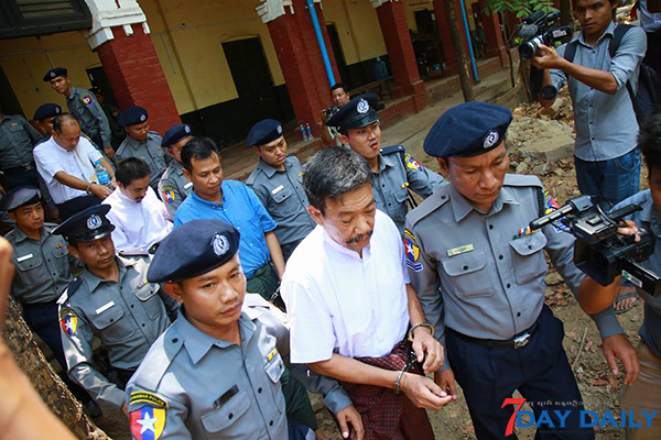 ဦးကိုနီလုပ္ႀကံခံရမႈမွ လက္နက္မႈႏွင့္ ဆက္စပ္ရွာေဖြသက္ေသတစ္ဦးကို စစ္ေဆး