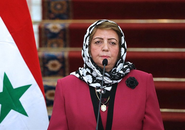 رئيسة البرلمان السوري في موسكو لبحث أزمة بلادها
