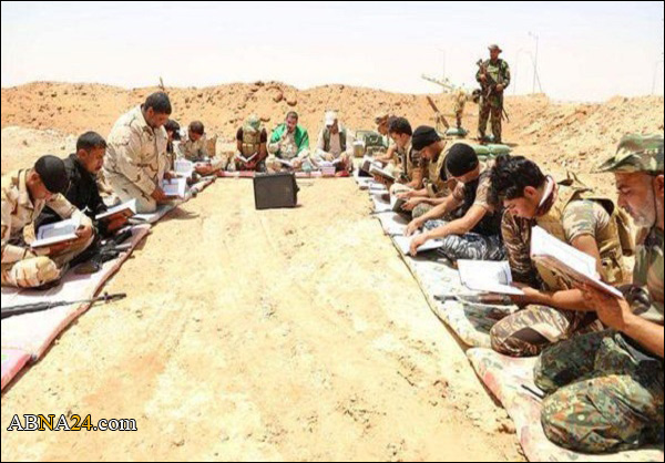 قسم القرآن الكريم ينجز دروسا ومجالس قرآنية في قواطع الحشد بالموصل