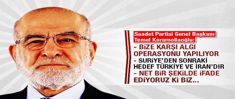 Karamollaoğlu: Suriye’den sonraki hedef Türkiye ve İran’dır