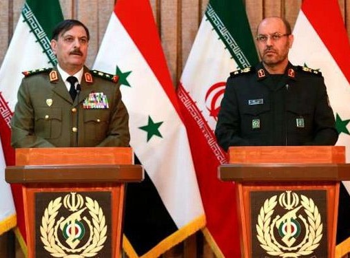 وزيرا الدفاع الايراني والسوري يؤكدان تصعيد العمل العسكري ضد الارهابيين