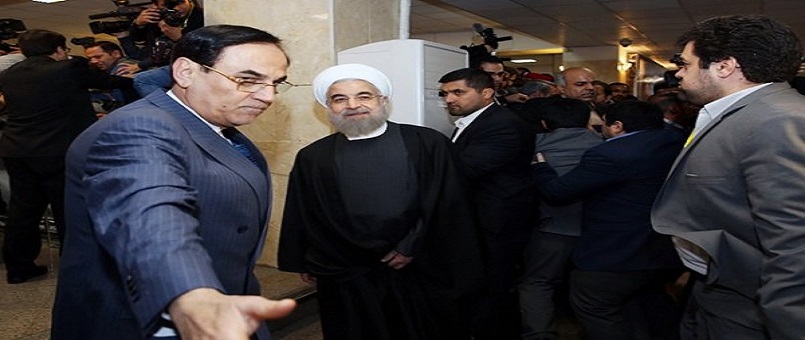 صدر حسن روحانی نے صدراتی انتخابات میں شرکت کے لئے کاغذات جمع کرادیئے