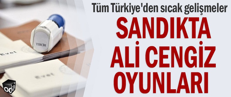 Sandıkta Ali Cengiz oyunları