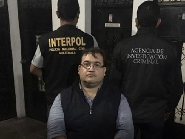 میکسیکو کے سابق گورنر گوائٹےمالاسے گرفتار 