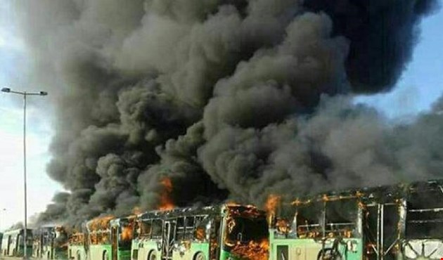 صمت يقتلع أفئدة الأطفال كانوا في طريقهم الى الحرية اثناء خروجهم من كفريا والفوعة! (صور16+)
