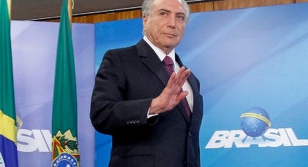 Temer sobre citação na delação da Odebrecht: 'constrangedor' e 'desagradável'
