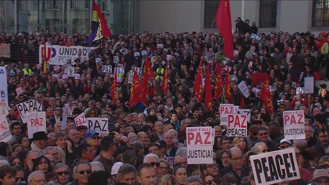 Španjolci protestovali protiv američkog napada na sirijsku zračnu bazu