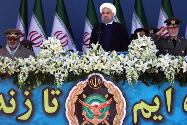 イラン大統領、「世界の一部の軍隊は、テロやクーデターを支援している」