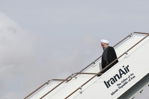 صدر مملکت ڈاکٹر حسن روحانی تبریز پہنچ گئے