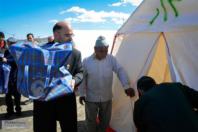 Fortführung der Katastrophenhilfe der Astane Quds Razavi 